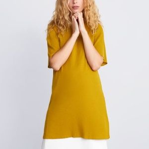 ZARA RIBBED KNIT DRESS NWT SIZE M